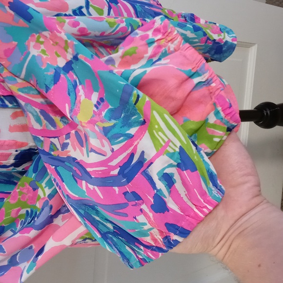 🔴SOLD🔴🦒VERY HTF Lilly Pulitzer🦒 - Sarasota Tunic Top - Picture 6 of 13